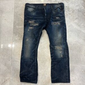 PRPS Distressed Blue Jeans
